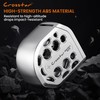 Crosstar 16FT Magnetic Self-Locking Stainless Steel Tape Measure, Double-Sided Scale,