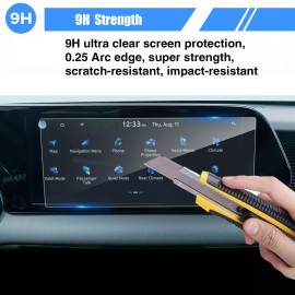 Unbranded For 2023 2024 Hyundai Palisade 12.3" Touch Screen Protector Tempered Accessories