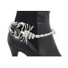 Women Western Fashion Jewelry Boot Bracelet Silver Metal Chain Shoe