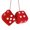 Sumex Branded Home & Car Mirrior Hanging Fluffy Furry Dice