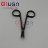 MUSAMED T/C Iris Micro Scissors Curved 4.5" with Tungsten Carbide