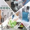 xlehoely 6 PCS Silicone Tongs,Cooking Tongs with Silicone Tips,7 Inch