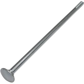 AERZETIX - C49021 - Set of 10 Carriage Bolts Flat Mushroom Screws with Flat Head and Square Neck - M8 x 200 mm - Galvanised Steel - DIN 603