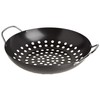 TableCraft Wok redondo para barbacoa con mango de metal de