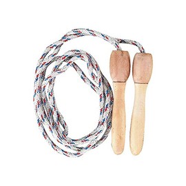JUMP ROPES W/WOOD HANDLES - Toys - 12 Pieces