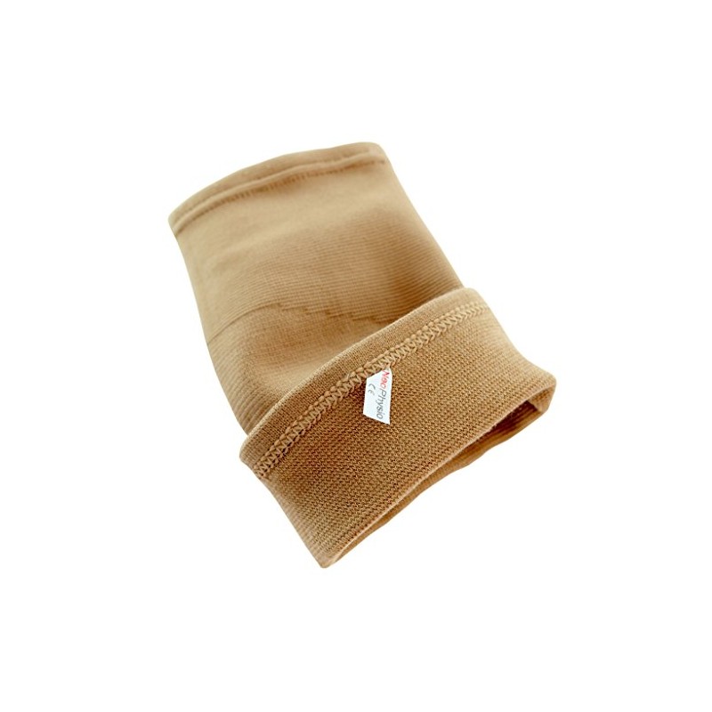 Medical Grade Elastic Compression Elbow Support, Beige Tubular Sleeve -