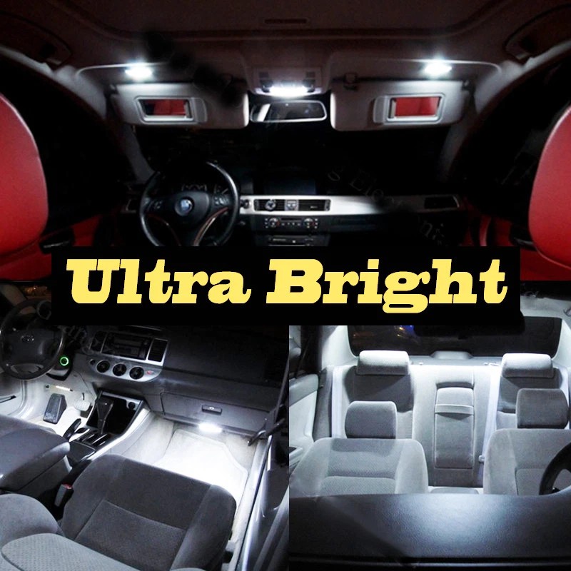 Mr. Brighton 18Pc Super White Car Interior LED Light Bulb