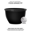Greentainer Plastic Mixing Bowls with Lids Set for Kitchen, Nesting