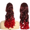 YUDAOHAIR 14 Inch Ponytail Extension Freedom Curl Clip In Curly