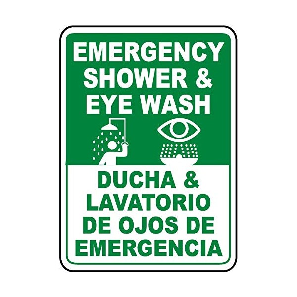 The Sign Studio - 10” x 14” - “Emergency Shower