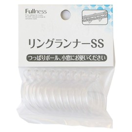 Fullness SC-M2118 Curtain Ring Runner SS 10 Pieces, Diameter Approx. 1.1 inches (27 mm), Clear