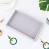 Velvet Jewelry Organizer Tray for Jewelry Storage – 6 Grid,