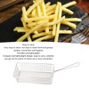 Stainless Steel Deep Fryer Basket with Long Handle Multifunction Easy