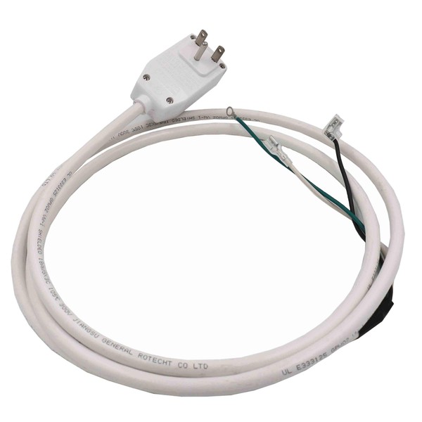 Baomain LCDI Power Cord Plug for Air Condition 240 VAC 10 Amp 2400 Watt 60Hz UL listed White