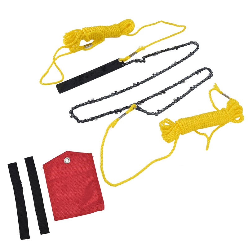 48 Inch Tree Limb Hand Rope Chain Saw 63 Teeth