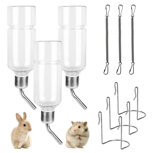 Pack of 3 Drinking Bottle Rabbit, Vegena 350 ml Rodent