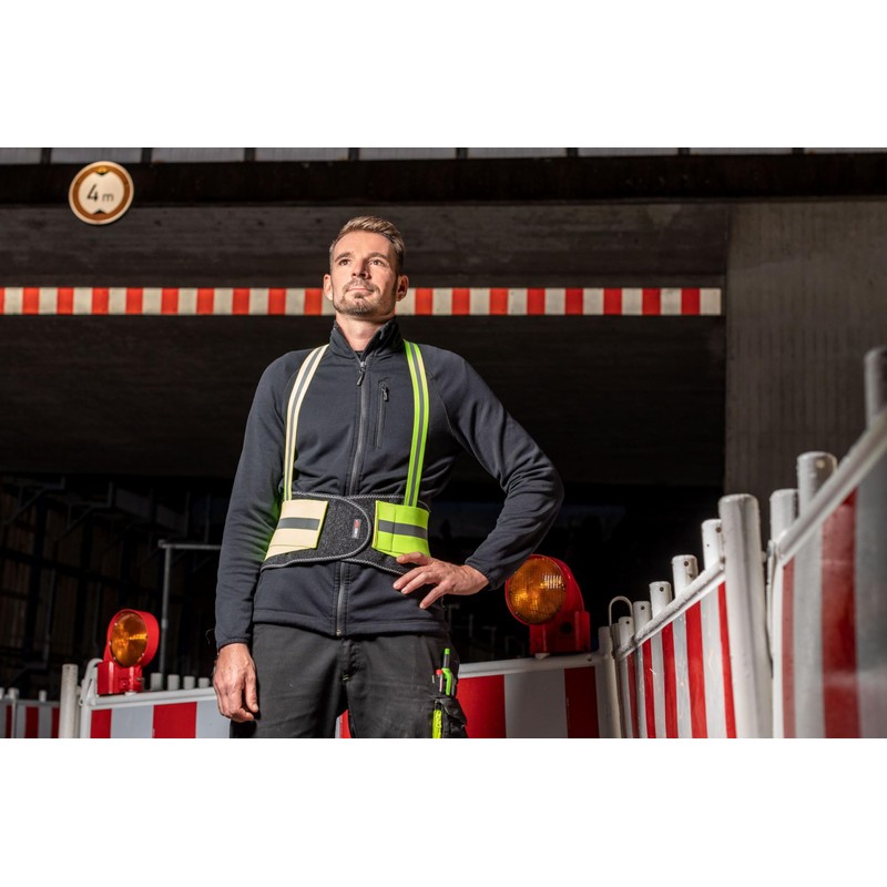 KNEETEK Hivis L Back Support Belt, Reflective Support Belt for