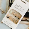 Press on Nails Square Short Length, 24 Pcs Natural Glossy