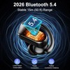 Ordtop Sport Wireless Earbuds with Earhooks, 70H Playtime, IPX8 Waterproof