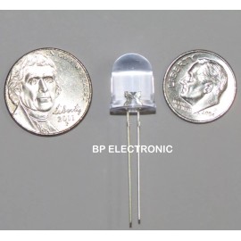 Afina LED 10mm clear GREEN Superbright Round Light Lamp 3.2V - 3.4V 10pcs