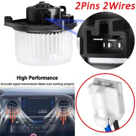 Micarun 2 Wires AC Heater Blower Motor Connector Wiring Harness Pigtail Plug 8 Inch 12AWG for Toyota Tacoma 2005-2015 2016 2017 2018 2019 2020 2021 2022 2023 Replaced OE# 87103-04050 90980-10916