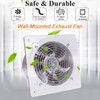 ACEDUROBLA 6'' Wall Mounted Exhaust Fan, 460CFM Metal Iron Ventilation