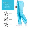 Cherokee Women Scrub Pant with Straight Leg Pull-on Pant Medical