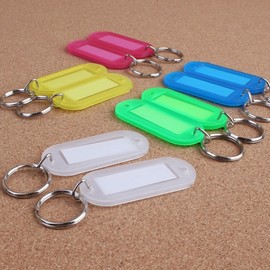 2-Piece Colored Key Holder White 5ea