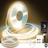 Pandery COB LED Strip Lights Warm White,24V Dimmable led Light
