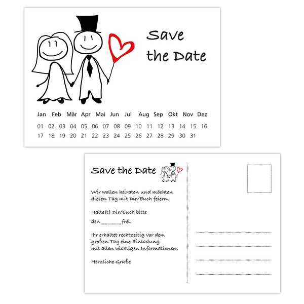 Clever Pool Postcards Save the Date Cards, Wedding, Wedding Invitations,