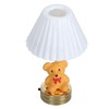 1: 12 Scale Dollhouse Bear Table Decor Realistic LED Lamp