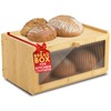 Culinary Couture Bamboo Bread Box for Kitchen Countertop - Large