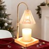PETRISTRIKE LED Candle Warmer Lamp with Dimmer & 2/4/8H Timer,