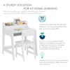 UTEX Kids Desk and Chair Set, Study Desk for Kids