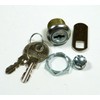4/Pk 5/8" Double Bitted Cam Lock with 6-Disc Tumbler, Keyed