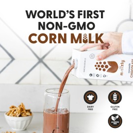 Maizly Chocolate Corn Milk, Non-GMO, Plant-Based & Non-Dairy Chocolate Flavored Drink, Gluten & Dairy-Free Alternative to Whole Milk, Kosher Drink for Kids & Adults, 946 ml