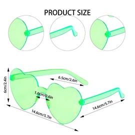 Green Wig Set, Wigs,3-piece set bob Wig with Neon Sunglasses and Hair Net, Party Wigs for Themed Events, Halloween Costume Accessories, Fashionable and Reusable