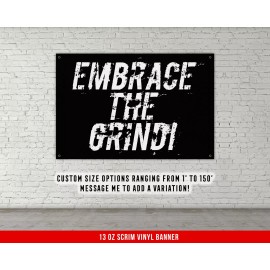 Warpathic Motivational Wall Art - Home Gym Banner - Workout Decor - 80 X 48