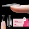 Beetles Tipex Instant Apex Nail Extension Tips Kit Almond/Coffin/Square/Oval/Stiletto/Squaoval Shape