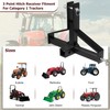 Heavy Duty 3 Point Quick Hitch 2" Receiver, Compatible with