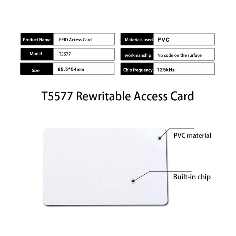 AOAMZ (10) 125kHz ID Card RFID Close to Writable Write
