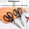 3-Pack Kitchen Scissors,Kitchen Meat Scissors and Sharp Seafood Scissors,Multi-Purpose Practical
