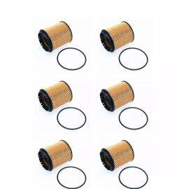 xue-autos 6PCS Chevy Saturn Oil Filter Replacement Kit 2.0L 2.2L 2.4L CF5436 CF548 CH9018