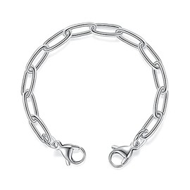 lnterchangeable Medical Alert Bracelets-Stainless Steel Chain with lobster clasp-Just Chain 5 inch