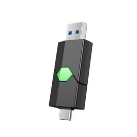 K&ZZ Type-C USB Flash Drive 64G, Thumb Dual Drive USB 3.0 + Type-C, USB Stick for Smartphones and Computers