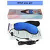 PJYU Heated Eye Mask, USB Warm Eye Compress with Flaxseed