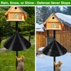 DreiPanda 19 Inch Wider Squirrel Baffle for Bird Feeder Pole,