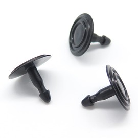 VVO Fasteners- Black Plastic Rear Wheel Arch Lining & Mudguard Clips for Honda Jazz, CR-V, HR-V, (Pack of 10)