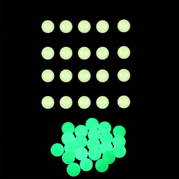 20 PCS - Quartz Pearl Balls UV Reactive Quartz Balls