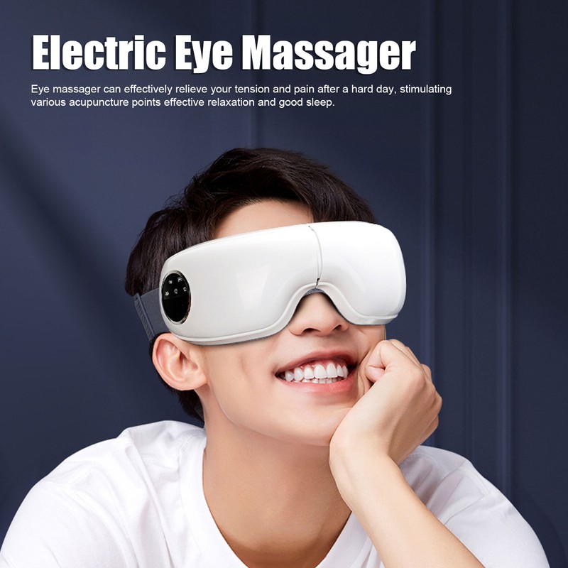Eye Massager Heat Compression 5 Vibration Strength Timing 2 Modes